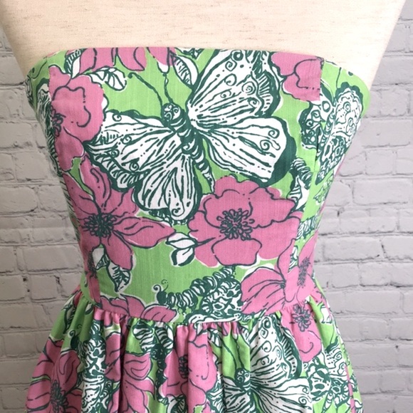 Lilly Pulitzer Lottie Bloomin Cocoonin Dress 00 - Picture 3 of 12